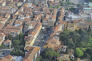Pontedera vista dall'alto (foto di Piero Frassi)