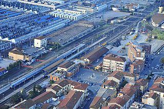 Il quartiere stazione (foto Piero Frassi)