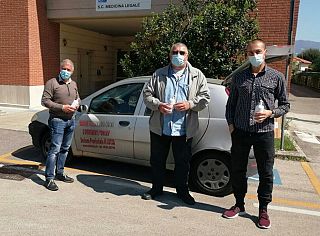 L'Unione italiana ciechi dona gel e mascherine