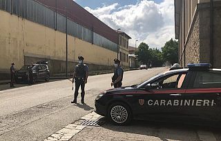 posto di controllo dei carabinieri