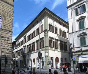 Il palazzo del Consiglio regionale della Toscana in via Cavour a Firenze