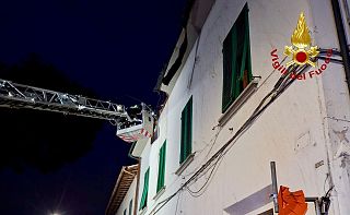 L'intervento dei vigili del fuoco