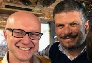 Federico Donnini col sindaco Alessio Spinelli