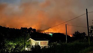 monte faeta incendio