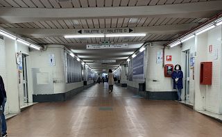 Il sottopasso della stazione Santa Maria Novella a Firenze