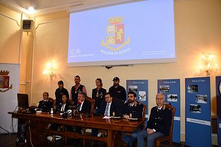 La conferenza stampa in questura a Siena