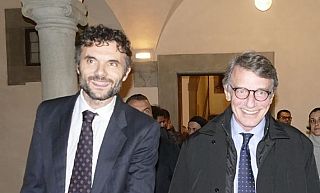Matteo Biffoni con David Sassoli