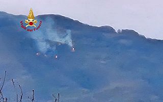 L'incendio nel bosco