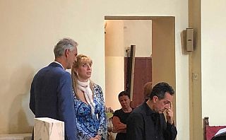 Andrea Bocelli in chiesa al Forte dei Marmi