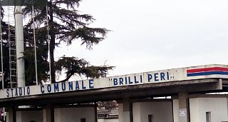 Lo stadio Brilli Peri a Montevarchi