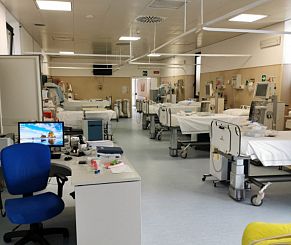 Il reparto dialisi dell'ospedale Serristori di Figline