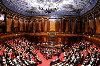 L'aula del Senato a Roma