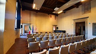 La sala consiliare in Palazzo d'Arnolfo