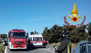 vigili del fuoco e ambulanza