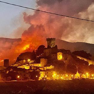 Monte Pisano, il barbecue e le fiamme, un denunciato - Vimarsana News