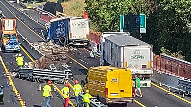 Autostrada chiusa incidente tra Valdarno e Arezzo Cronaca