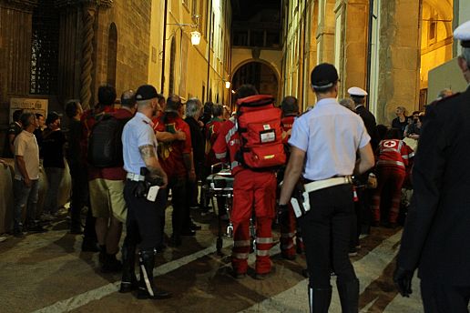 Vannozzi cade da cavallo Provaccia annullata Giostra Saracino