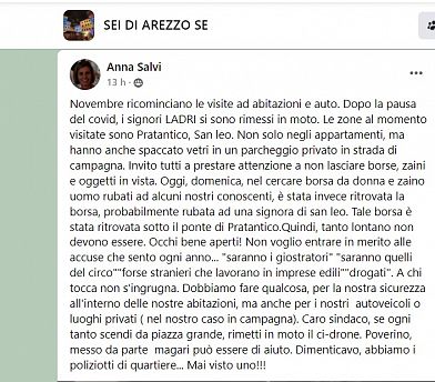 E allarme furti nelle abitazioni e sulle auto Cronaca AREZZO