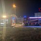 Fiamme nella ex mensa comunale