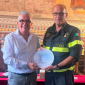 Il nuovo comandante dei Vigili del fuoco dal sindaco
