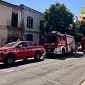 L'incendio in cucina minaccia un appartamento