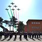 Col naso all'insù per le Frecce Tricolori 