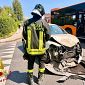 Scontro tra auto e bus a Pisa, tre feriti