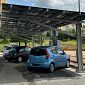 Pensilina fotovoltaica per la ricarica del bus
