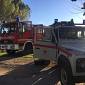 Incendio di legname domato dai Vigili del Fuoco