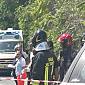Auto contro il muro, feriti una mamma e il suo bambino
