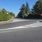 Ghezzano, ridipinta la segnaletica in rotatoria