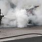 Auto prende fuoco in FiPiLi, lunghe code