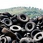 Toscana riciclona con gli pneumatici usati