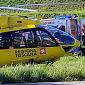 Ciclista in ospedale con Pegaso dopo l'incidente