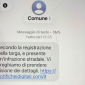 Sms per false infrazioni stradali, occhio alla truffa