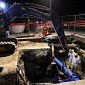 Maxi cantiere di Acque concluso in una notte