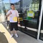 Marras in sede per la firma col Pisa, la foto