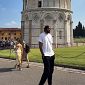 Scatti sotto la Torre per la stella del basket JaVale McGee