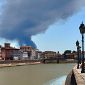 Incendio Delca, il sindaco di Pisa Conti aggiorna l'ordinanza
