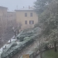 Fiocchi di neve in provincia di Pisa