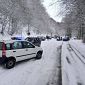 Auto intraversate e fuori strada causa neve