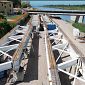 Completato il varo del nuovo ponte sullo scolmatore