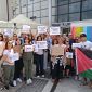 Flash mob dei sanitari del "Lotti" per Gaza