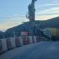 Lavori sulla strada, spiaggia interdetta