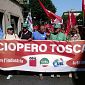 Migliaia in corteo per lo sciopero dell'industria