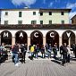 Una scultura "vivente" per il Macca