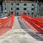 Il ponte sull'Ozzeri riapre ai pedoni