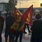 Presidio di protesta contro il caro carburanti