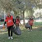 Plogging, nel parco raccolti 18 sacchi di rifiuti